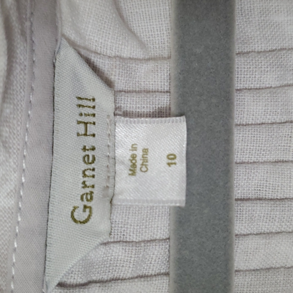 Garnet Hill 100% linen dress - Picture 2 of 7